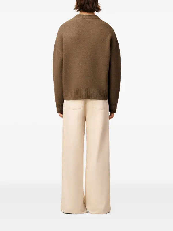 AMI Paris Ami De Coeur セーター | ブラウン | FARFETCH JP