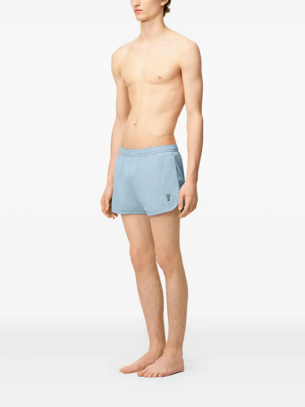 AMI Paris Zwembroek met logopatch Blauw