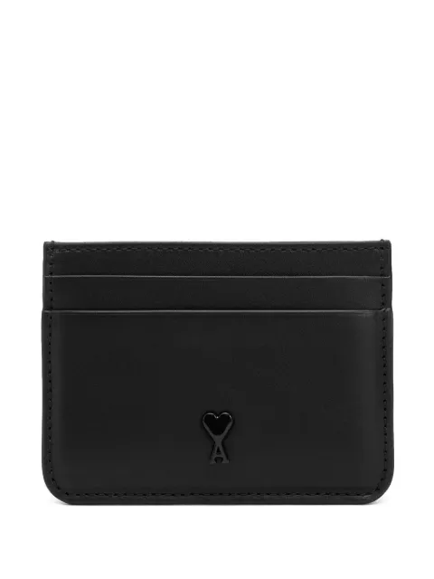 AMI Paris Ami De Coeur leather cardholder