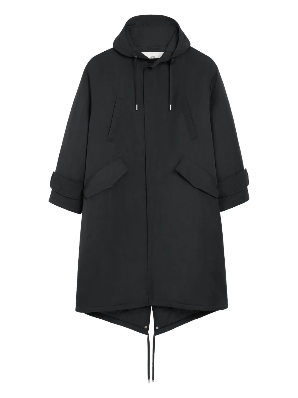 AMI Paris padded parka jacket | Grey | Image 1