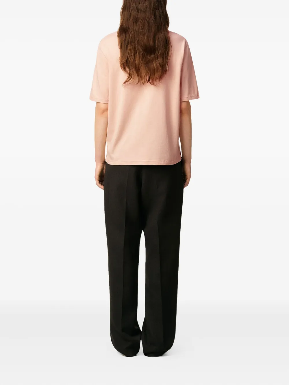 AMI Paris Katoenen T-shirt met Ami De Coeur-patroon Roze