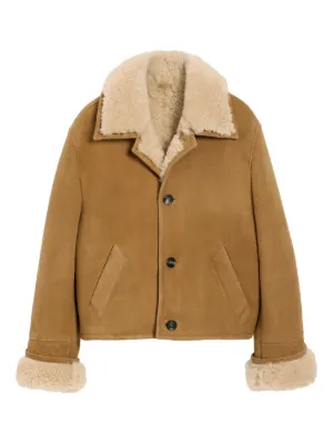 LOEWE シアリングカラー ジャケット | ニュートラル | FARFETCH JP