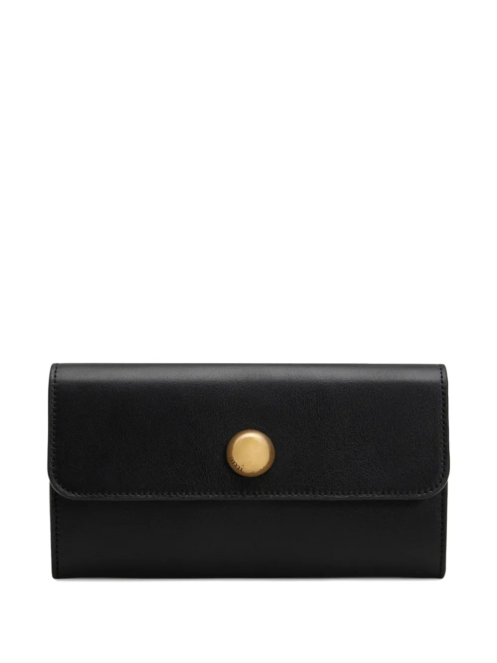 AMI Paris Carrousel Continental leather wallet | Black | Image 1