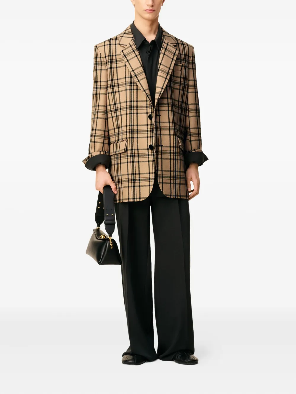 AMI Paris checked blazer Bruin