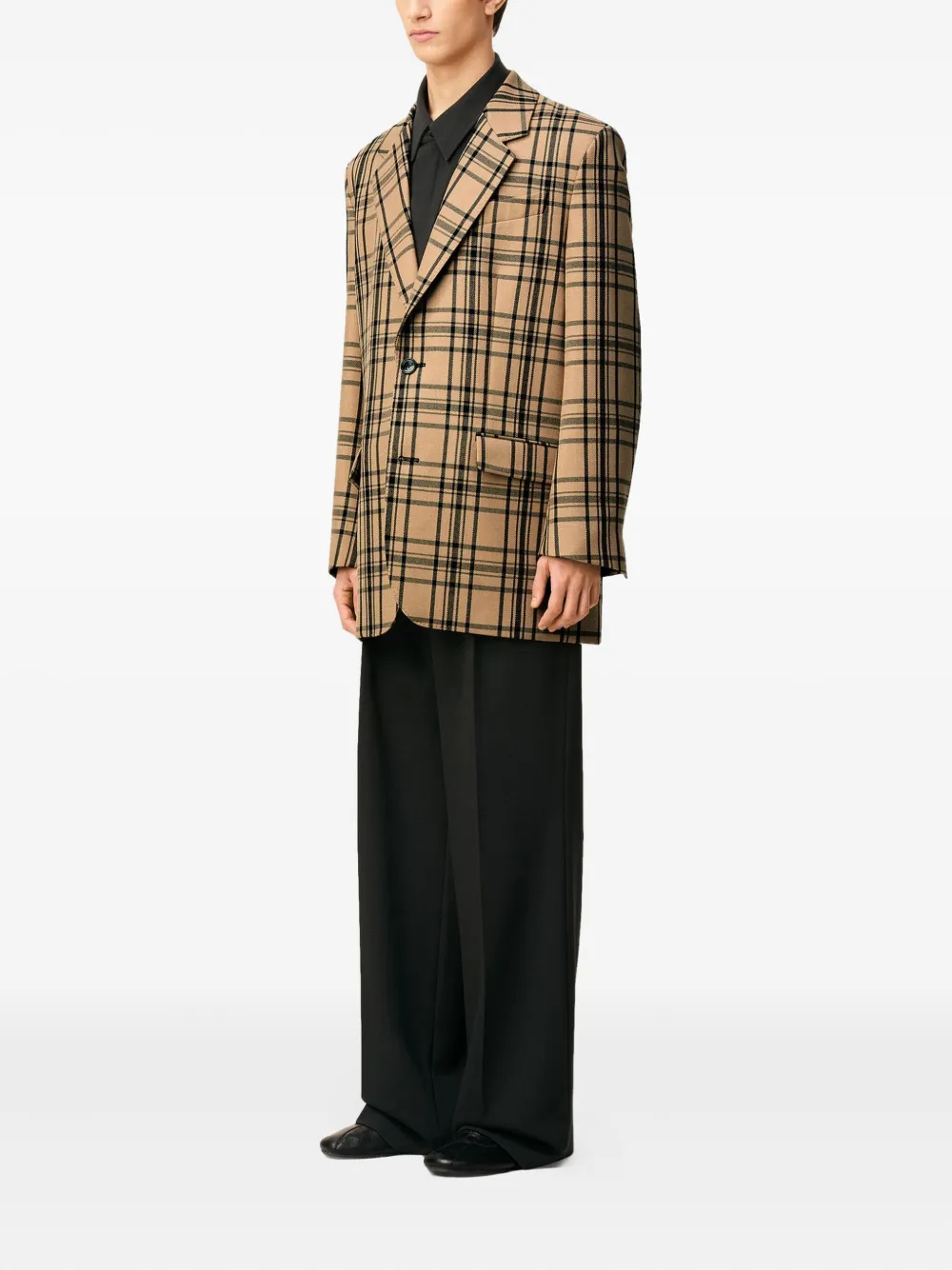AMI Paris checked blazer Bruin