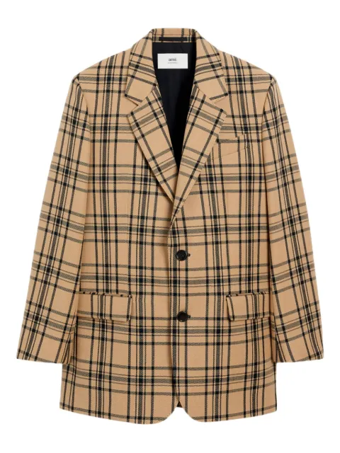 AMI Paris checked blazer