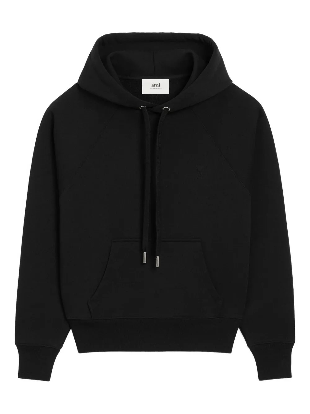 AMI Paris Hoodie met logo Zwart