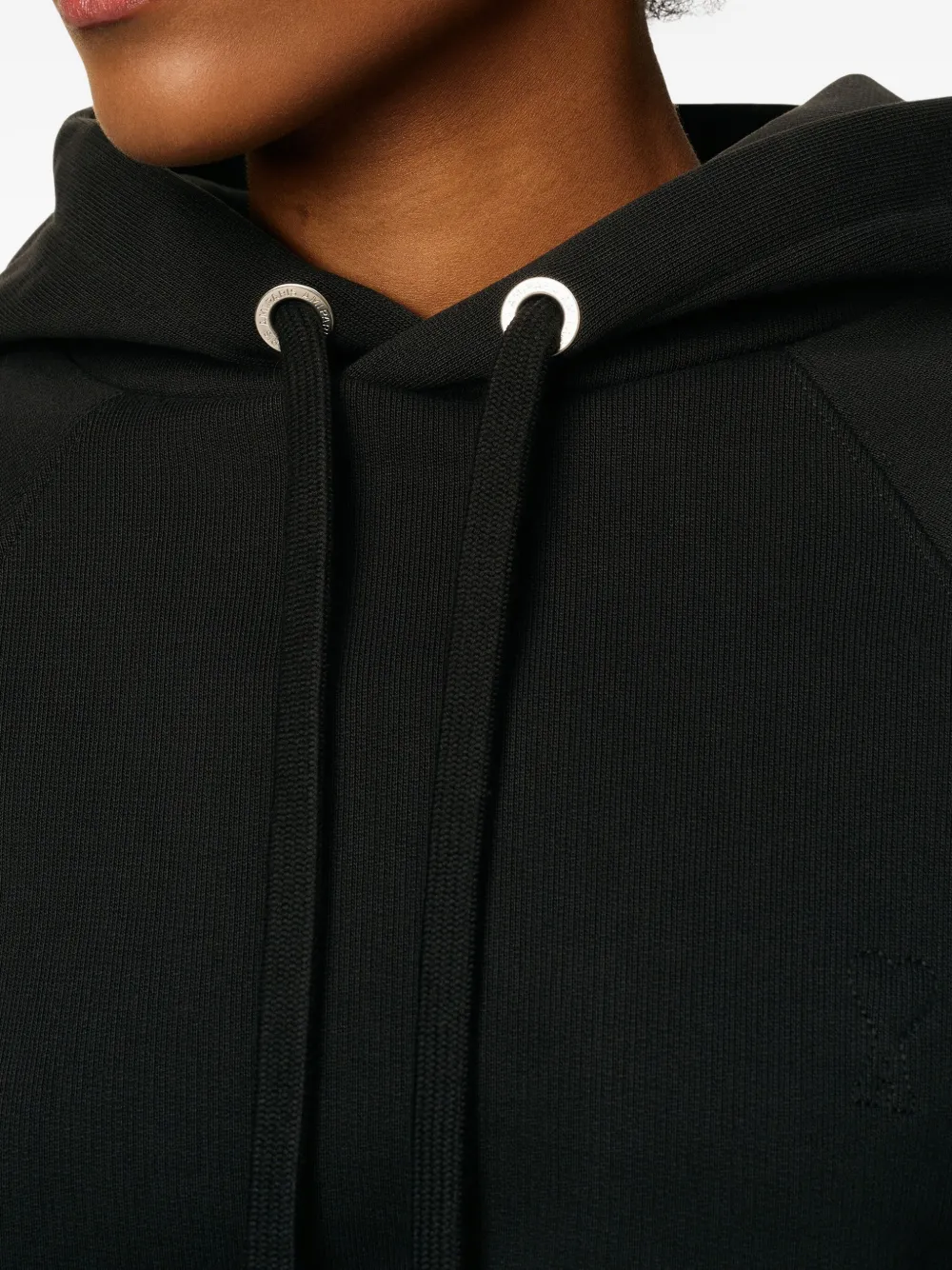 AMI Paris Hoodie met logo Zwart