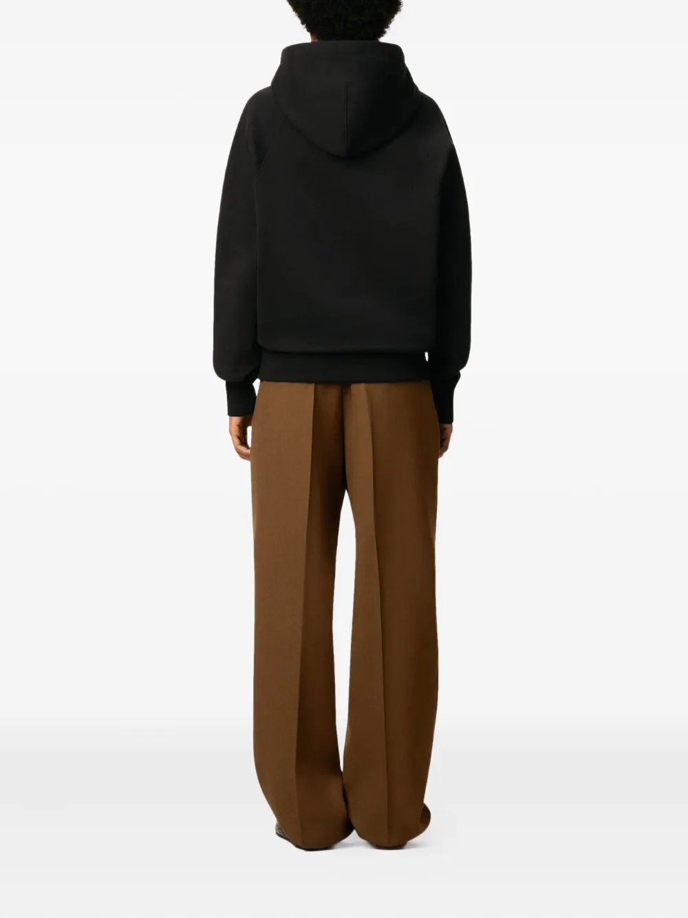 AMI Paris Hoodie met logo Zwart