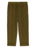 AMI Paris cotton corduroy carrot trousers - Brown