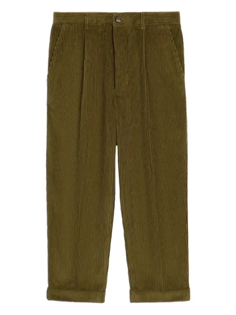 AMI Paris pleated corduroy trousers
