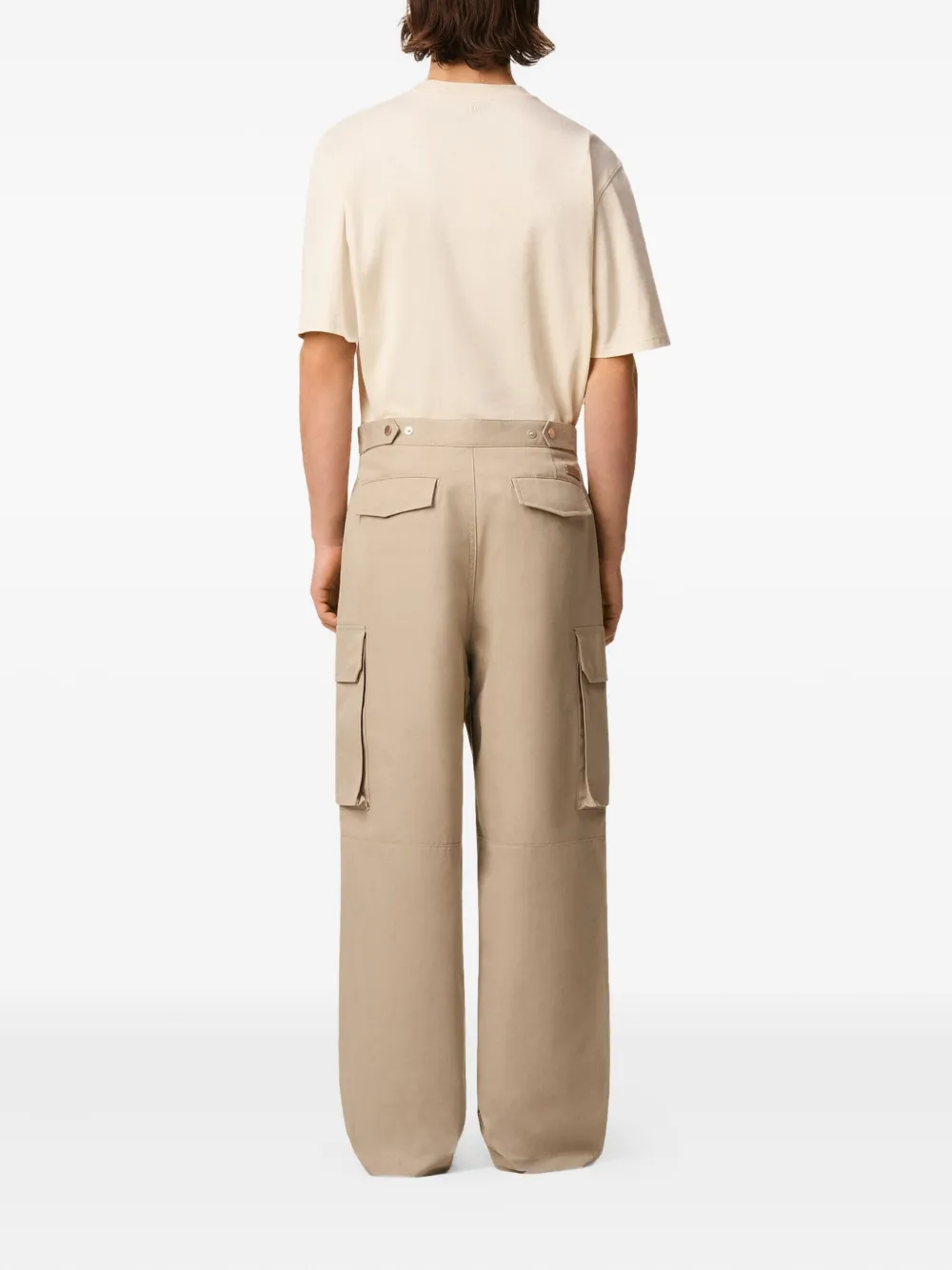 AMI Paris Straight broek Beige