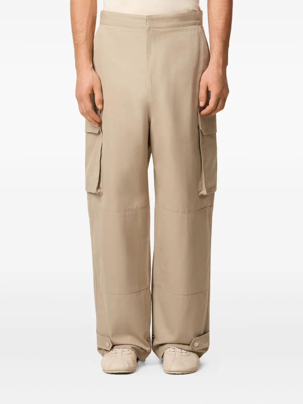 AMI Paris Straight broek Beige