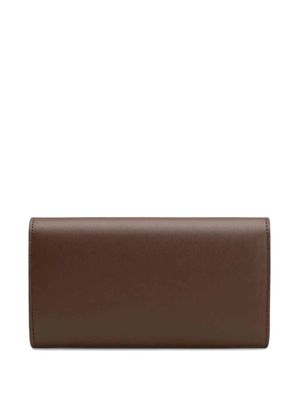 Ami Alexandre Mattiussi Carrousel Continental Leather Wallet In Brown