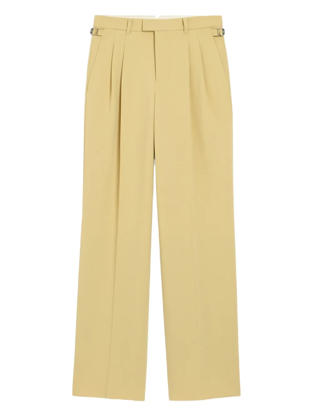 AMI Paris Wollen pantalon Geel