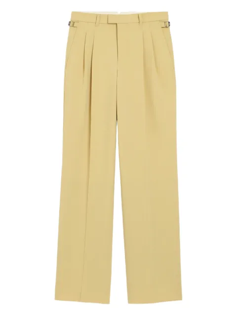 AMI Paris side-straps wool trousers