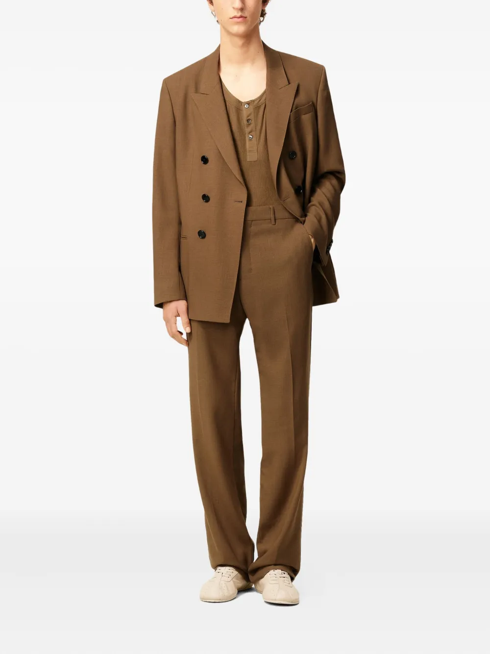 AMI Paris straight-leg wool trousers | Regular-Fit & Straight Leg Pants | Image 2