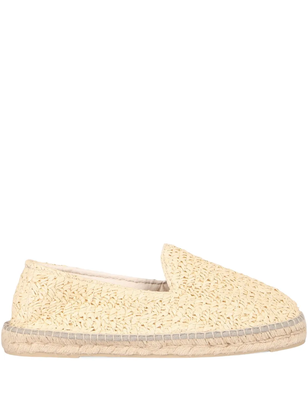 Manebi raffia espadrilles Neutrals