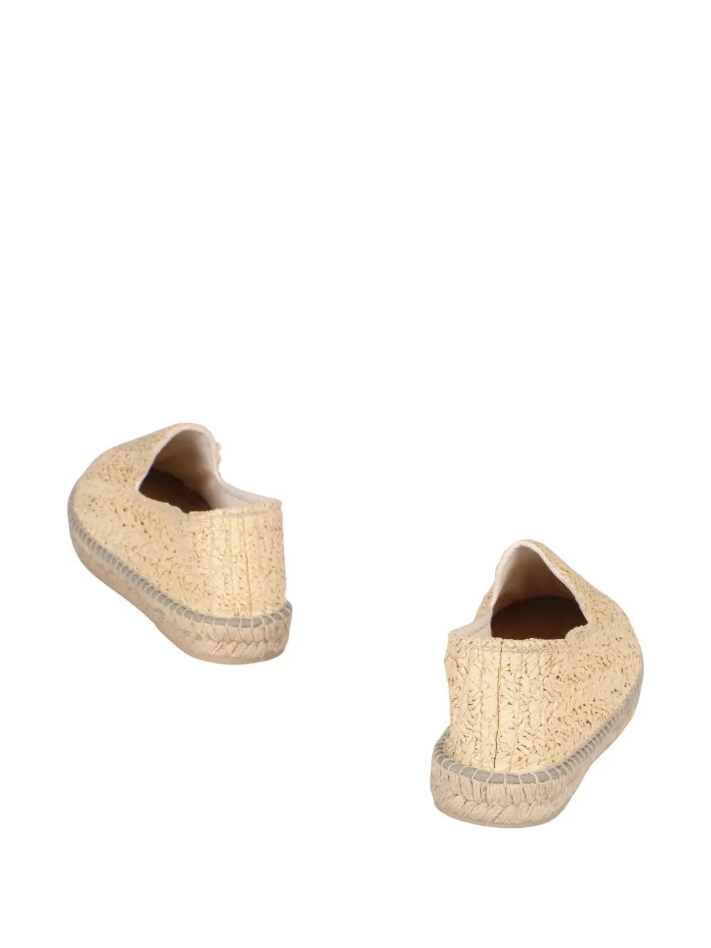 Manebi raffia espadrilles Neutrals