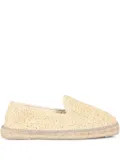 Manebi raffia espadrilles - Neutrals