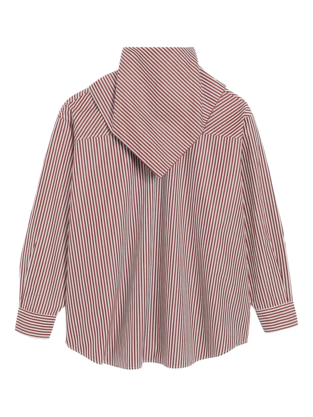 Ami Alexandre Mattiussi Striped-pattern Bandana Shirt In Multi