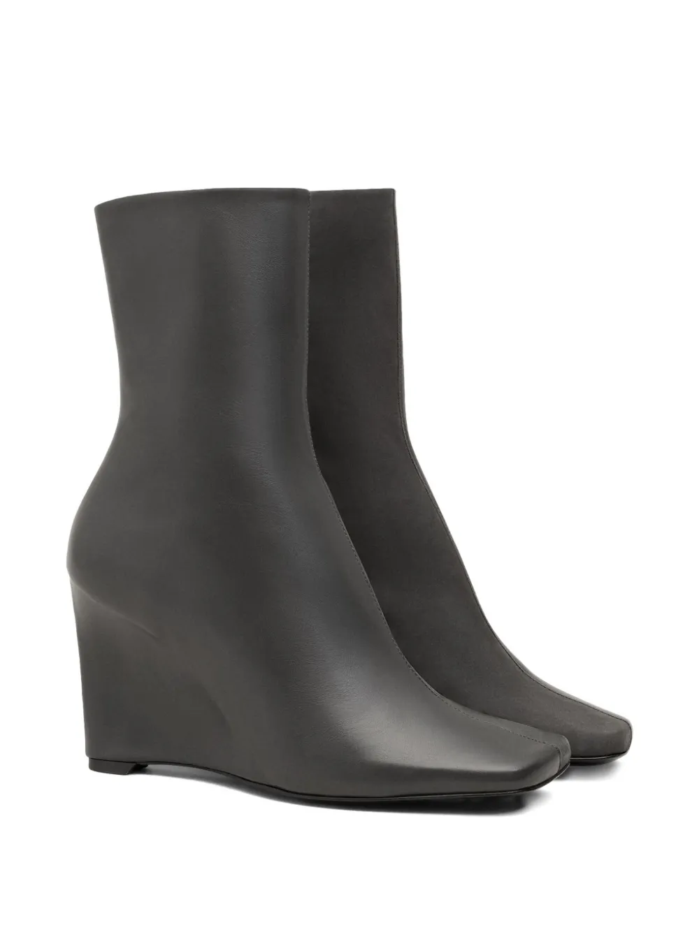 AMI Paris 90mm two-tone leather ankle boots | Ankle Boots | Image 2