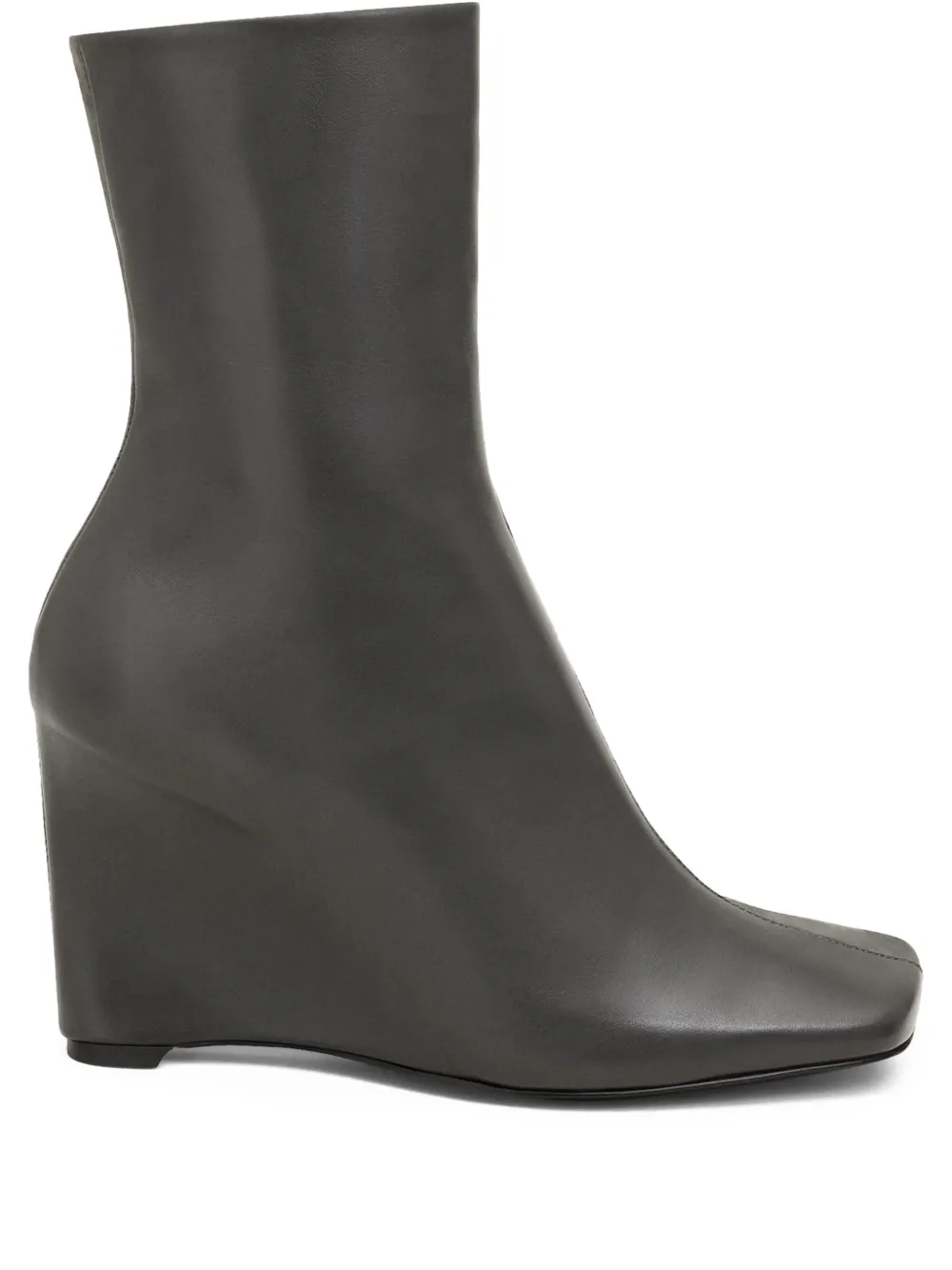 AMI Paris 90mm two-tone leather ankle boots | Grey | Image 1