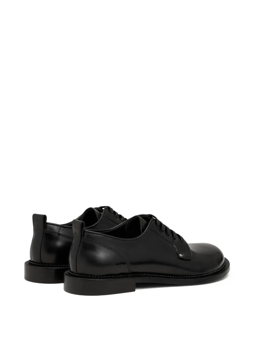 AMI Paris anatomical-toe leather derby shoes Black
