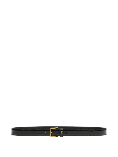 AMI Paris logo-stud belt