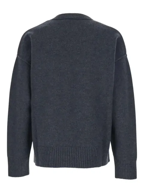 AMI Paris Ami De Coeur crew-neck wool sweater
