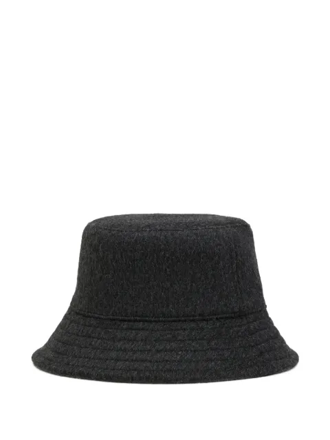 AMI Paris Ami De Coeur embossed wool bucket hat