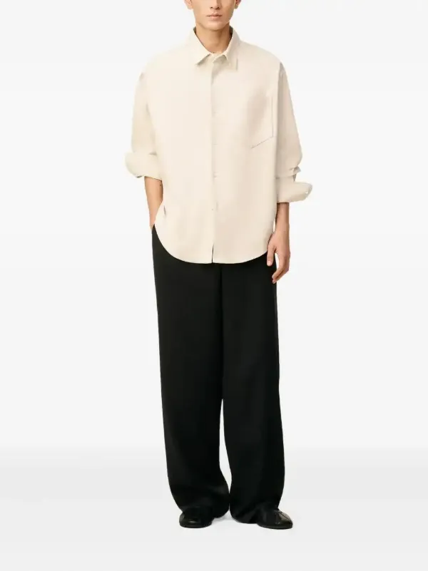 AMI Paris Ami De Coeur ボクシーシャツ | ニュートラル | FARFETCH JP
