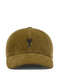 AMI Paris Ami de Coeur corduroy cap - Green