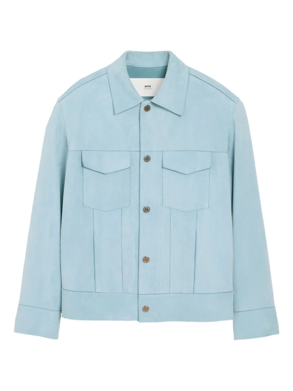 AMI Paris Giacca in pelle - Blu