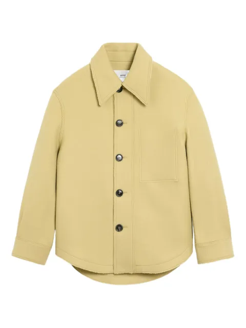AMI Paris button-up wool jacket