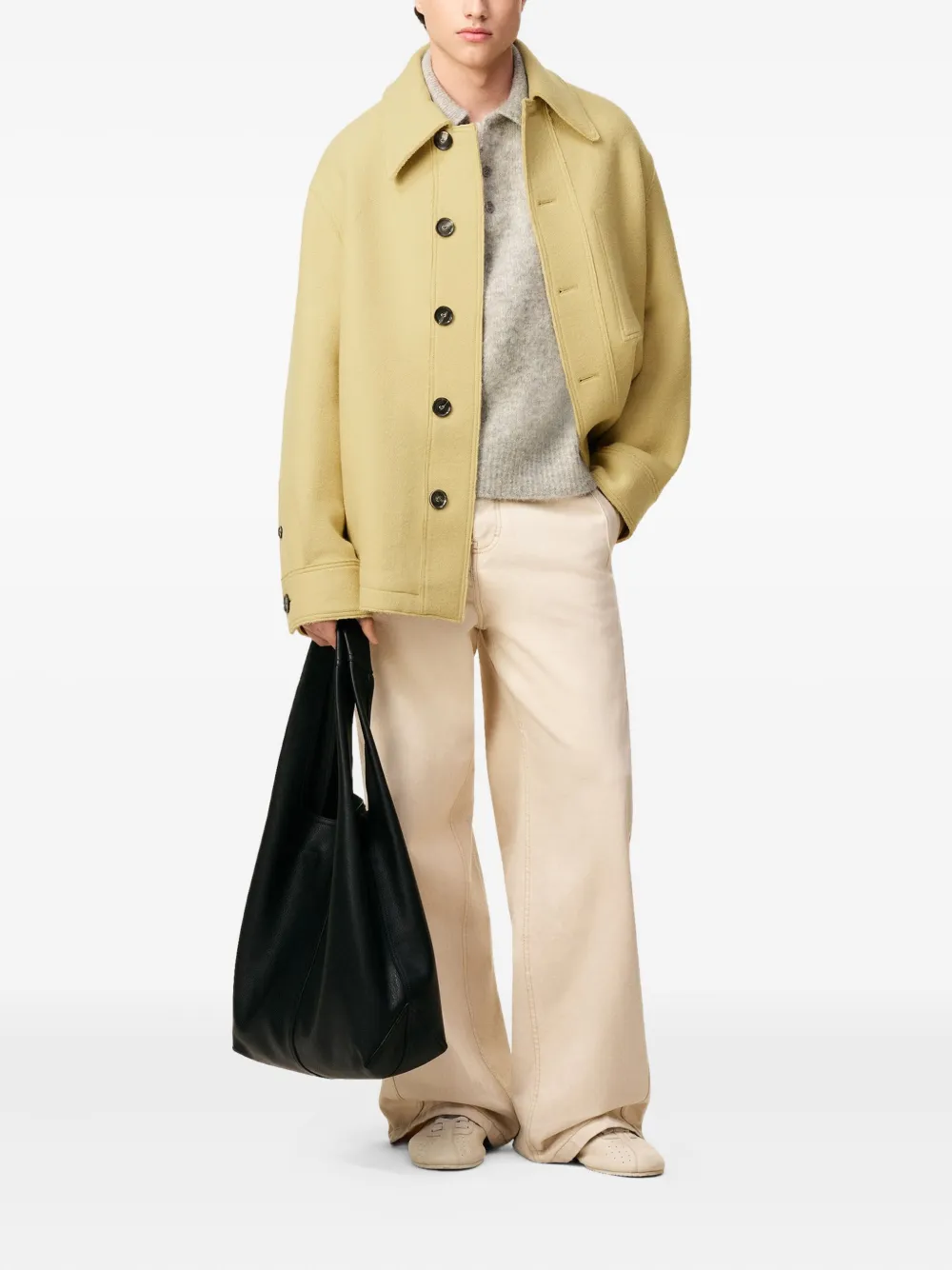 AMI Paris button-up wool jacket | Oversized Jackets | Image 2