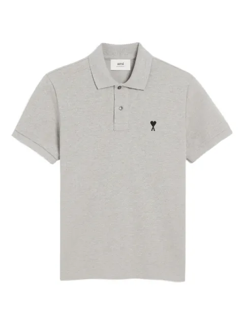 AMI Paris Camisa polo com bordado Ami de Coeur