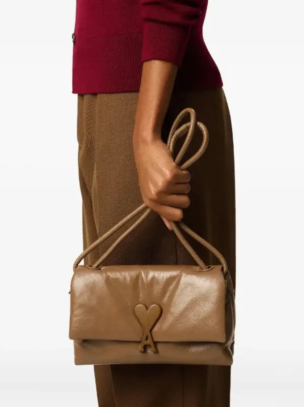 AMI Paris Voulez-Vous ショルダーバッグ | ブラウン | FARFETCH JP