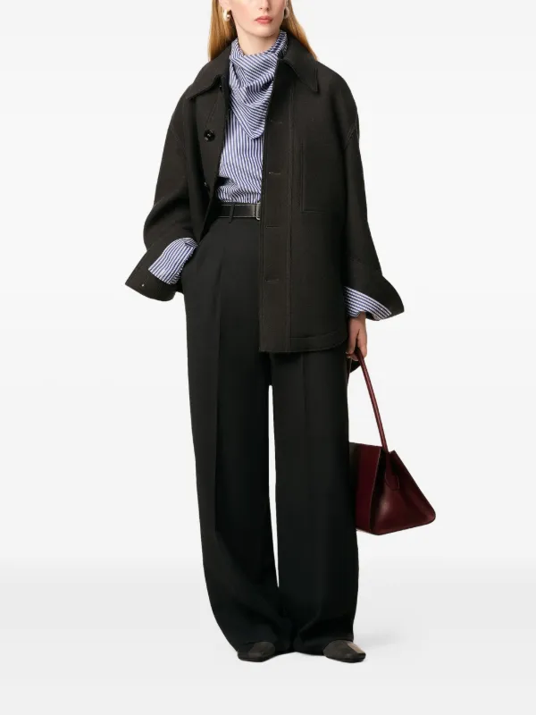 AMI Paris ボタン ジャケット | ブラック | FARFETCH JP