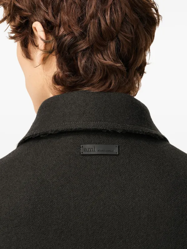 AMI Paris ボタン ジャケット | ブラック | FARFETCH JP
