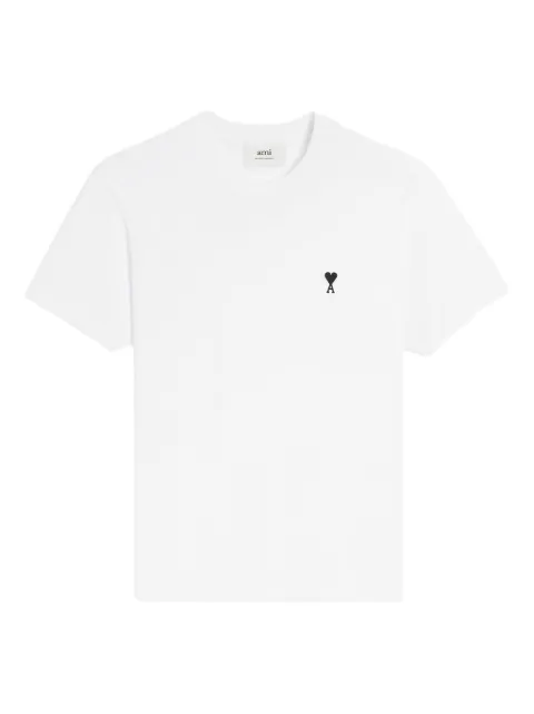 AMI Paris Ami de Coeur embroidered cotton T-shirt
