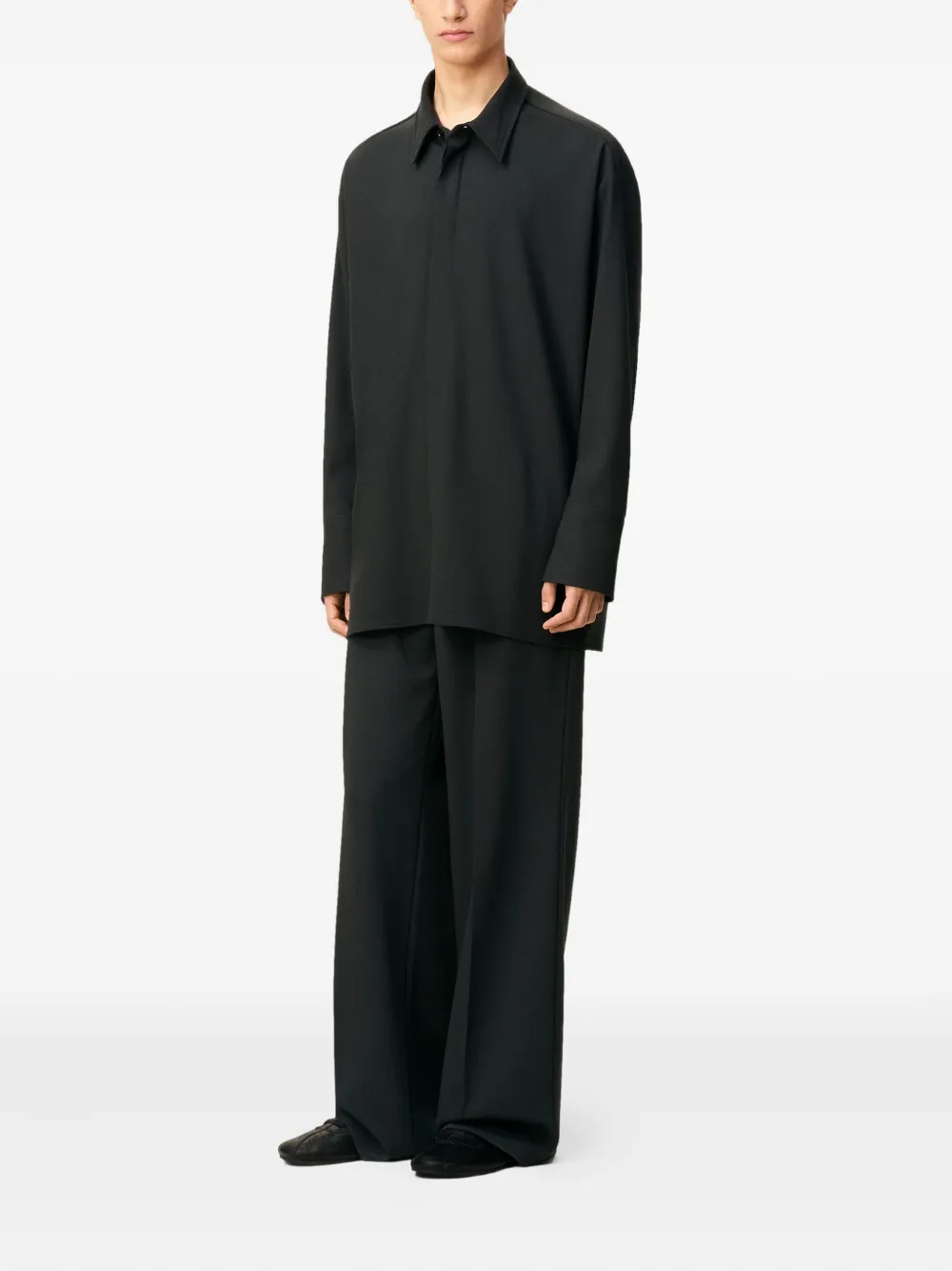 AMI Paris Straight overhemd Zwart