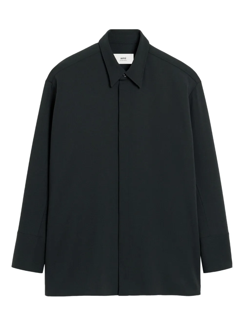 AMI Paris Straight overhemd Zwart