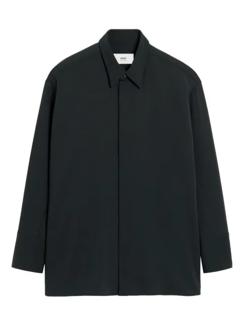 AMI Paris wool oversized shirt