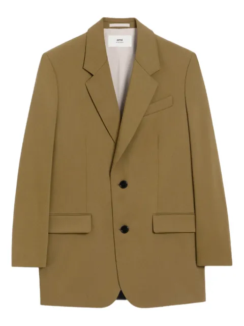 AMI Paris single-breasted wool jacket
