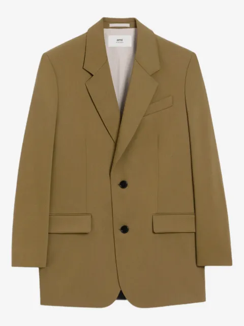AMI Paris single-breasted wool jacket
