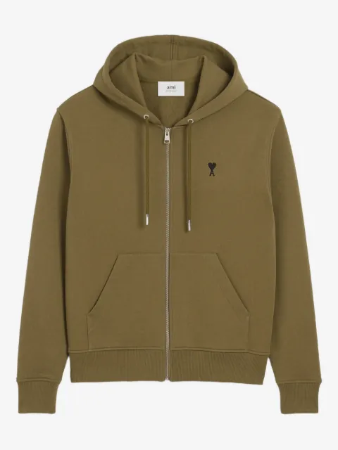 AMI Paris hoodie Ami de Coeur con cierre