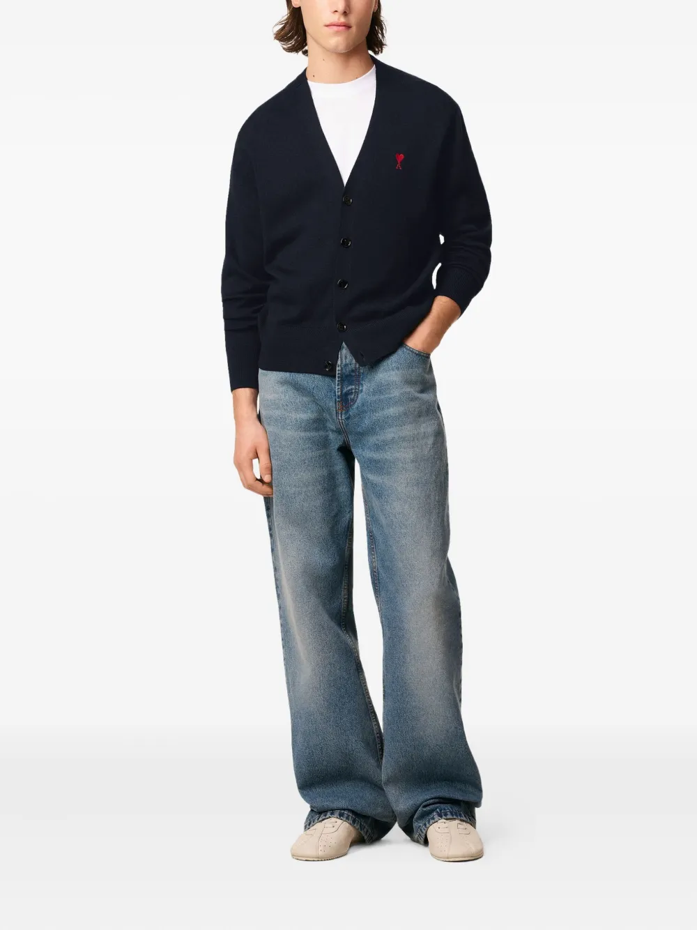 AMI Paris Ami De Coeur wool cardigan | Cardigans | Image 2