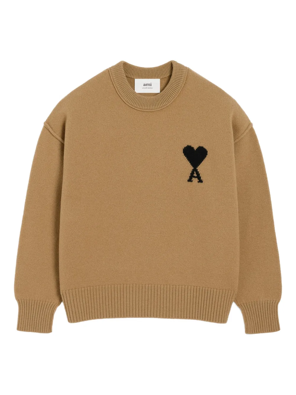 AMI Paris heart crewneck sweater | Image 1
