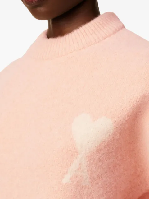 AMI Paris Ami De Coeur crew-neck sweater